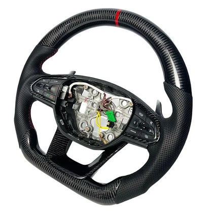 Volante Geely Emgrand/Okavango Fibra de Carbono/Cuero Perforado