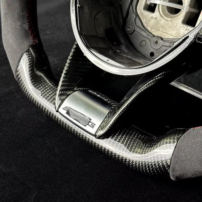 Volante Mercedes W205 2015-2019 Fibra de Carbono/Alcantara italiana