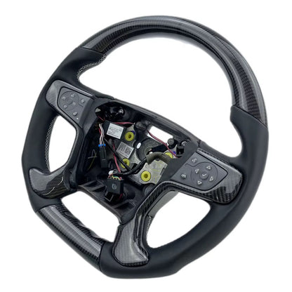 Volante Silverado/Sierra/Tahoe/Suburban/Yukon 2014-2019 Fibra de carbono