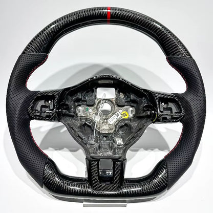 Volante GTI/GLI MK6 Fibra de Carbono/Cuero Perforado