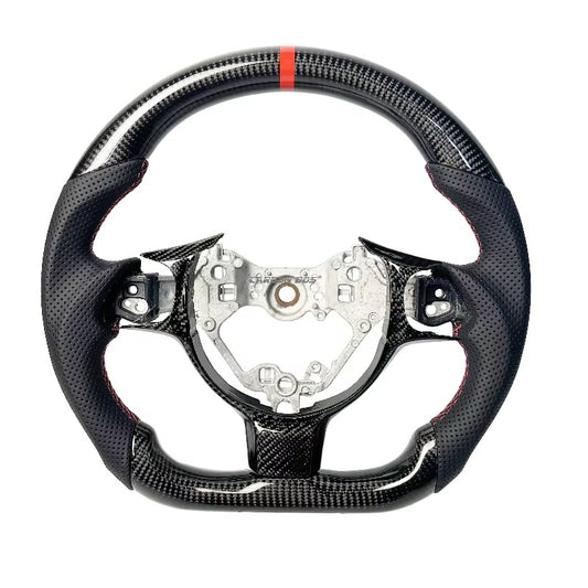 Volante GR86/Subaru BRZ Fibra de carbono/Cuero Perforado