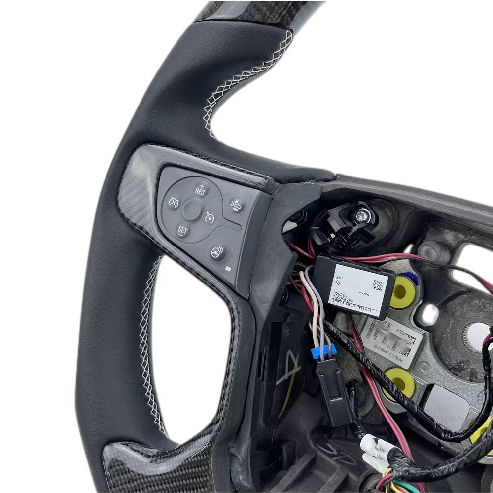 Volante Silverado/Sierra/Tahoe/Suburban/Yukon 2014-2019 Fibra de carbono
