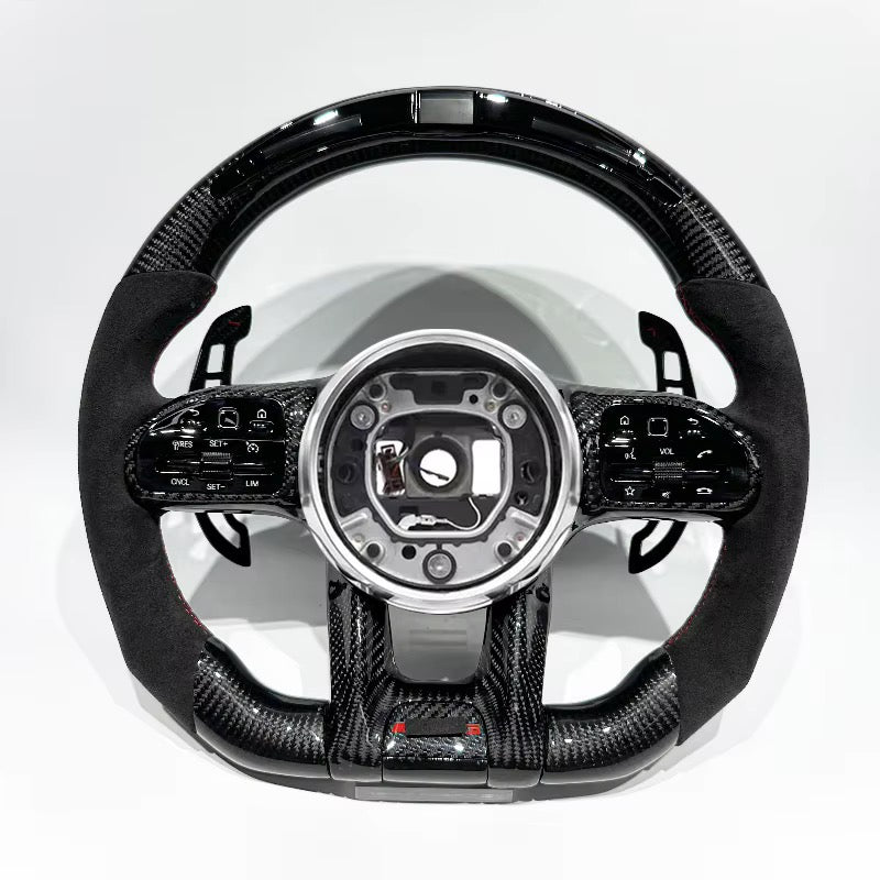 Volante AMG 2019+ Fibra de Carbono/Alcantara Italiana/LEDs (sin botones)