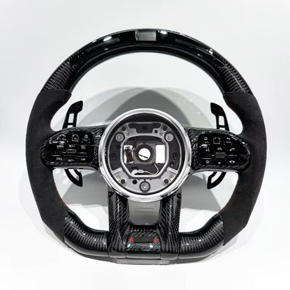 Volante AMG 2019+ Fibra de Carbono/Alcantara Italiana/LEDs (sin botones)