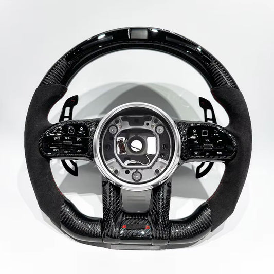 Volante AMG 2019+ Fibra de Carbono/Alcantara Italiana/LEDs (sin botones)