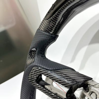 EN STOCK Volante Mustang S550 2015-2023 Fibra de carbono/LEDs