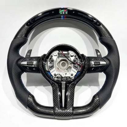Volante BMW F10/F20/F30/F40/F80 en Fibra de Carbono Msport