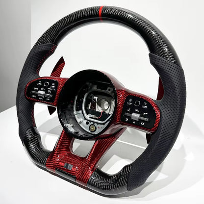 Volante AMG 2019+ Fibra de Carbono/Cuero perforado
