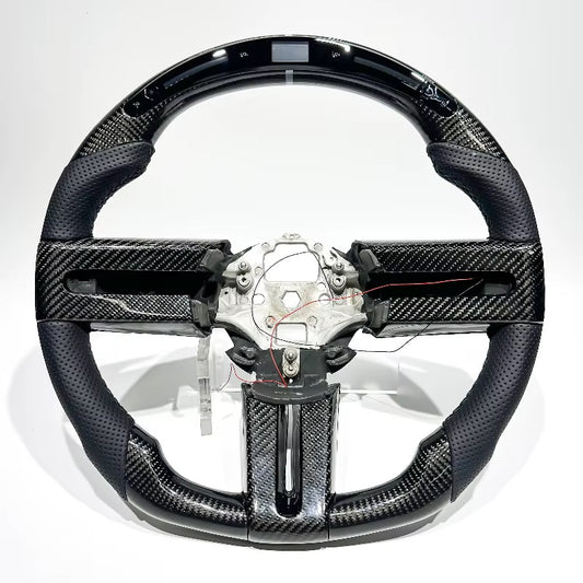 Volante Mustang 2007-2014 Fibra de Carbono/LEDs