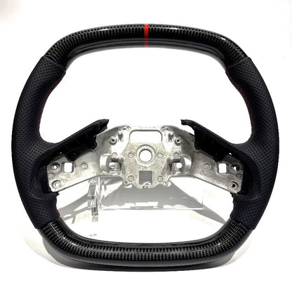 Volante Corvette C8 Fibra de Carbono/Cuero Perforado