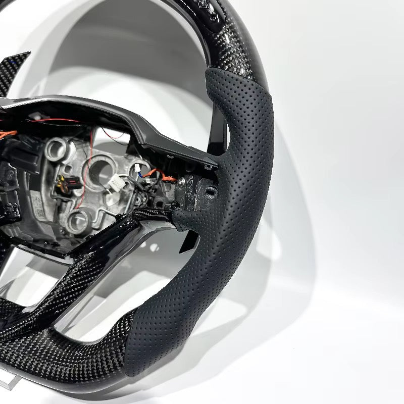 Volante Cupra 2020+/SEAT 2023+ Fibra de Carbono/LEDs