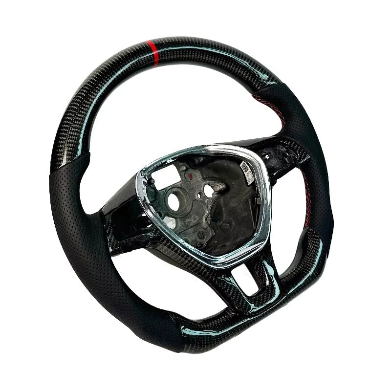 Volante VW 2016-2020 Fibra de Carbono/Cuero Perforado/Alcantara Italiana