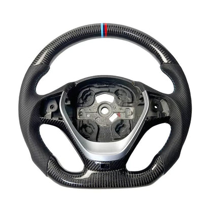 Volante compatible con modelos SportLine 2013-2019 Fibra de Carbono/Cuero Perforado