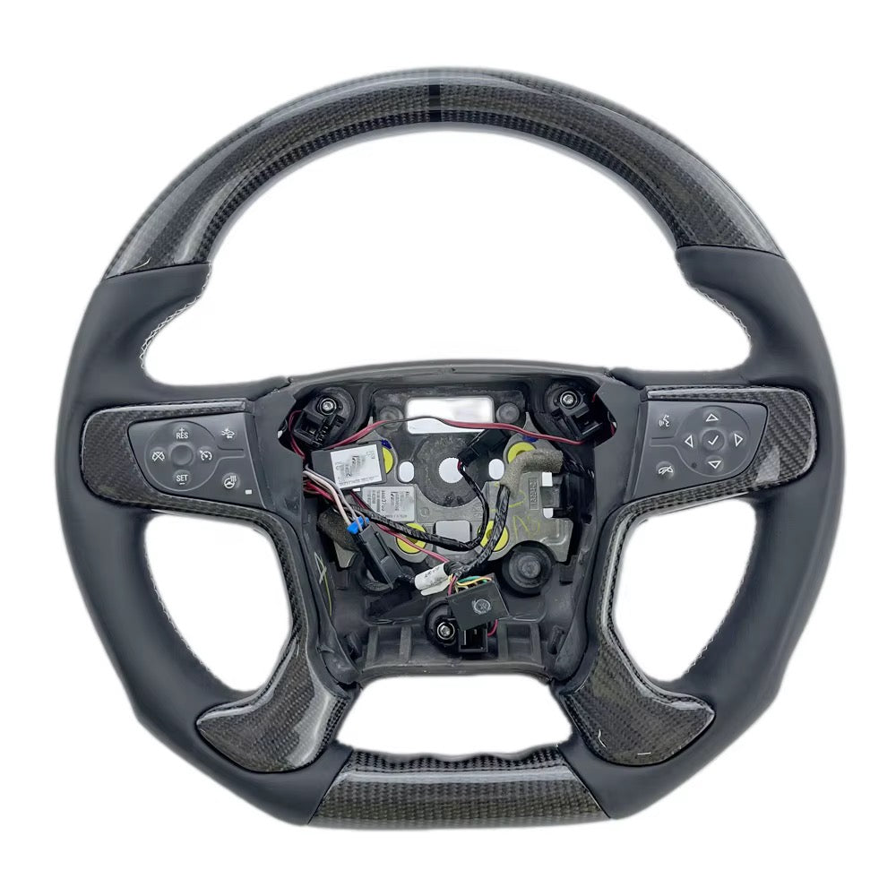 Volante Silverado/Sierra/Tahoe/Suburban/Yukon 2014-2019 Fibra de carbono