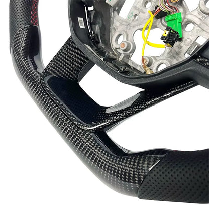 Volante Geely Emgrand/Okavango Fibra de Carbono/Cuero Perforado