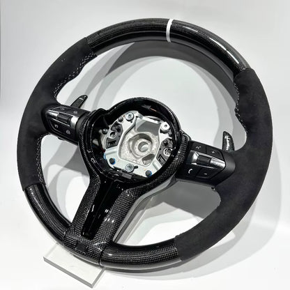 Volante BMW F10/F20/F30/F40/F80 en Fibra de Carbono Msport
