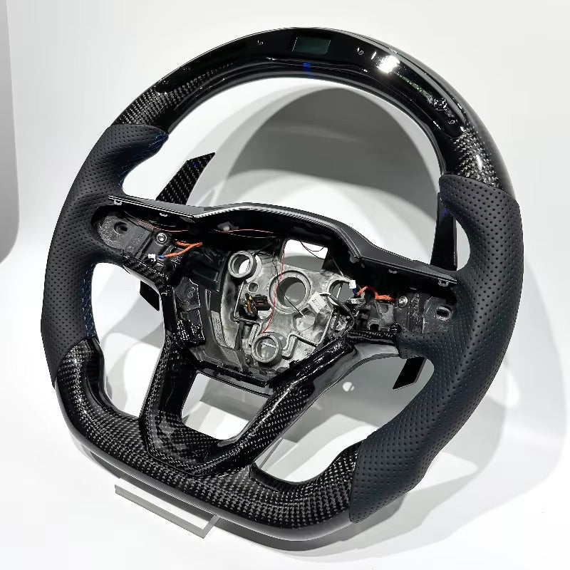 Volante Cupra 2020+/SEAT 2023+ Fibra de Carbono/LEDs