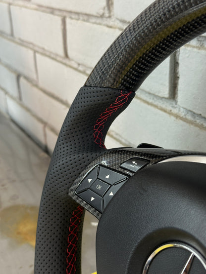Volante Mercedes 2012-2016 Fibra de Carbono