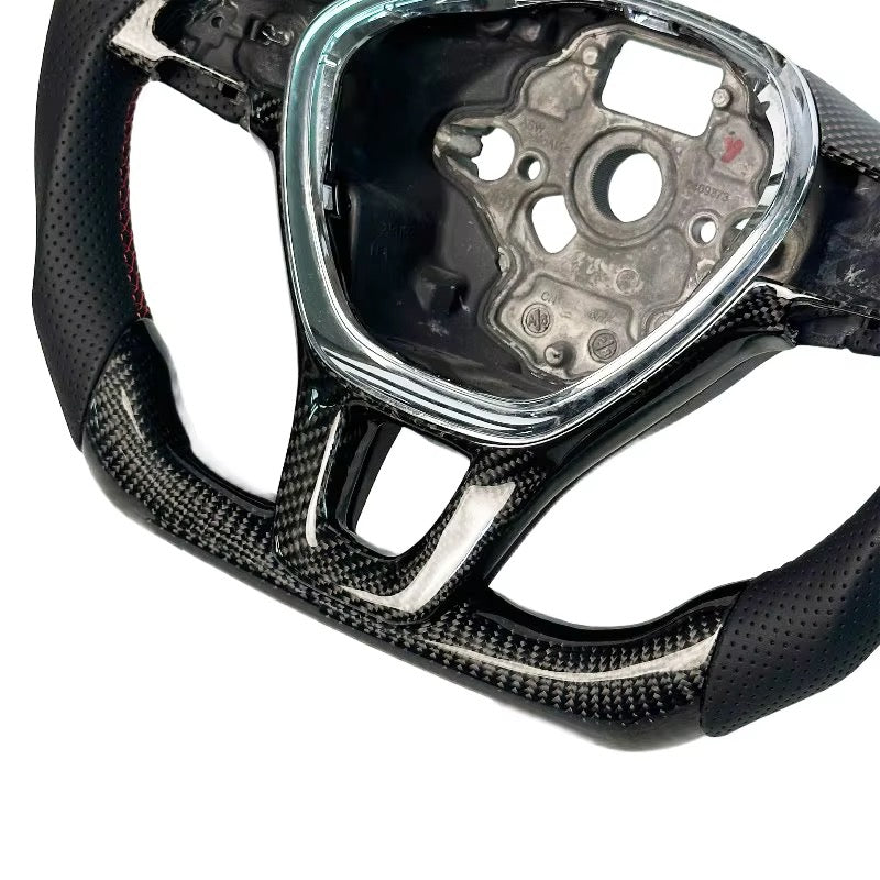 Volante VW 2016-2020 Fibra de Carbono/Cuero Perforado/Alcantara Italiana