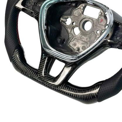 Volante VW 2016-2020 Fibra de Carbono/Cuero Perforado/Alcantara Italiana