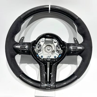 Volante BMW F10/F20/F30/F40/F80 en Fibra de Carbono Msport