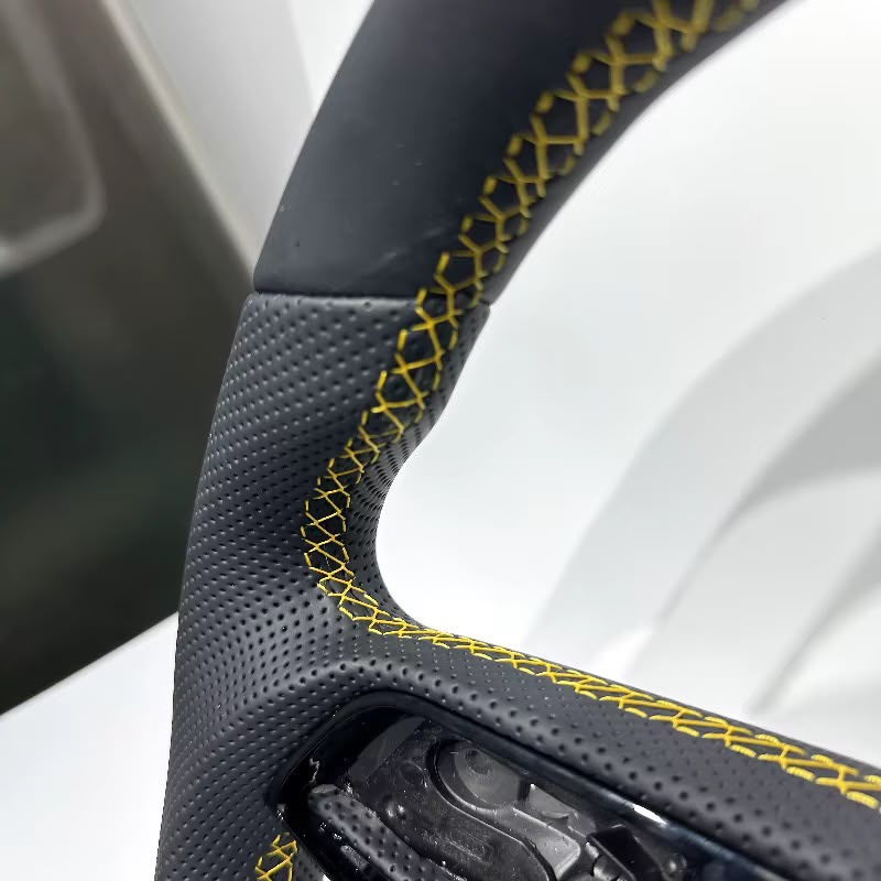 Volante Audi 2017+ Cuero Nappa / Detalles Amarillo