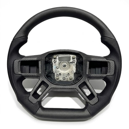 Volante Land Rover Defender 2020+ Fibra de Carbono/Cuero perforado