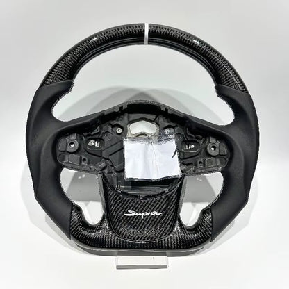 Volante SupraMK5 Fibra de Carbono/Cuero Liso