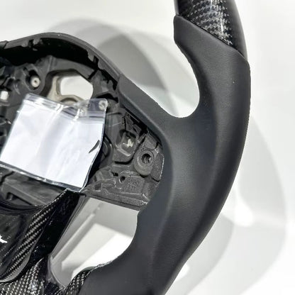 Volante SupraMK5 Fibra de Carbono/Cuero Liso