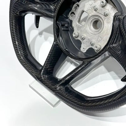 Volante McLaren 720s/750s/765s Fibra de carbono/Cuero Perforado