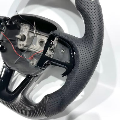 Volante RT/SRT Durango, Charger, Challenger, 300, Grand Cherokee, etc. 2014+ Fibra de carbono/LEDs