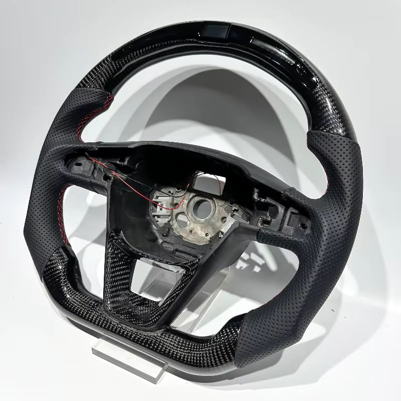 Volante SEAT/Cupra Leon 2014-2020 Fibra de Carbono/LEDs