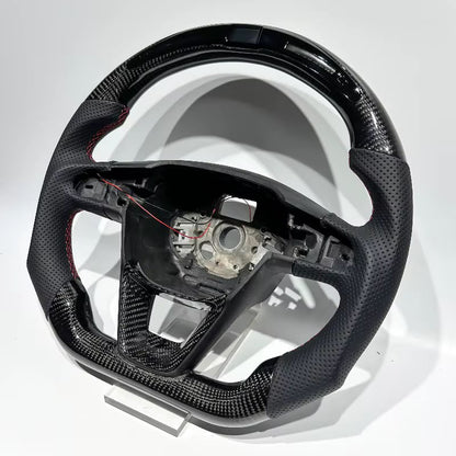 Volante SEAT/Cupra Leon 2014-2020 Fibra de Carbono/LEDs