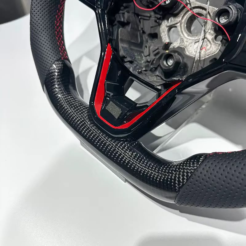Volante VW 2020+ Fibra de carbono/LEDS