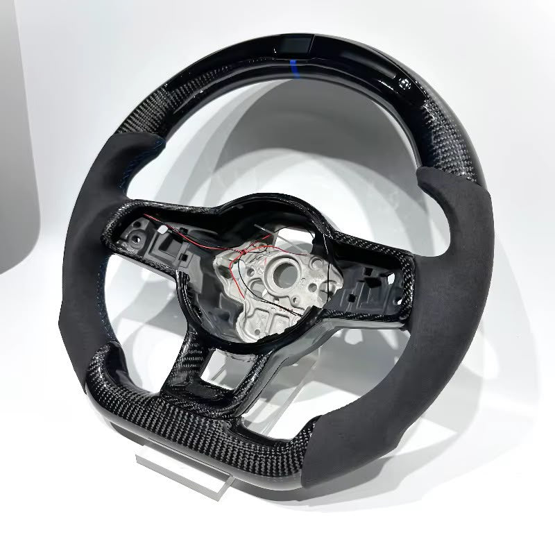 Volante GTI MK7-7.5 Fibra de carbono/LEDs/Alcantara italiana