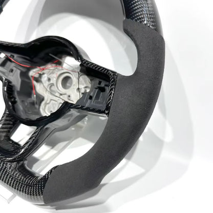 Volante GTI MK7-7.5 Fibra de carbono/LEDs/Alcantara italiana