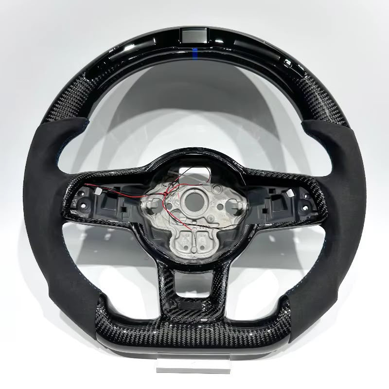 Volante GTI MK7-7.5 Fibra de carbono/LEDs/Alcantara italiana