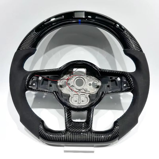 Volante GTI MK7-7.5 Fibra de carbono/LEDs/Alcantara italiana