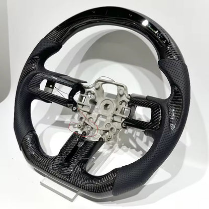 Volante Mustang S550 2015-2023 Fibra de carbono/LEDs