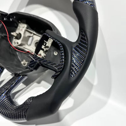 Volante RT/SRT Durango, Charger, Challenger, 300, Grand Cherokee, etc. 2014+ Fibra de carbono/LEDs